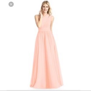 Azazie Eve Blushing Pink Dress